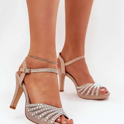 Heel sandals model 209927