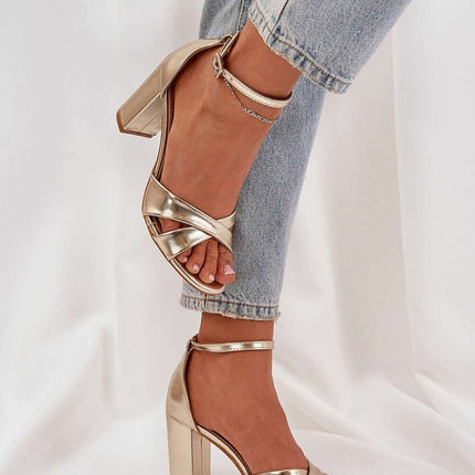Heel sandals model 210142