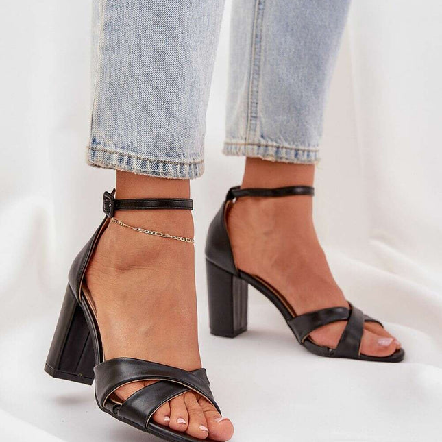 Heel sandals model 210142