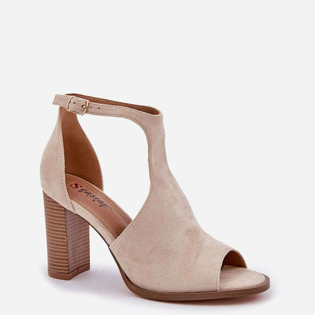 Heel sandals model 210153