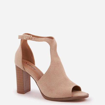 Heel sandals model 210153 - Très Elite