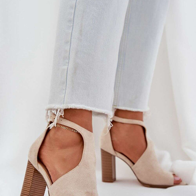 Heel sandals model 210153