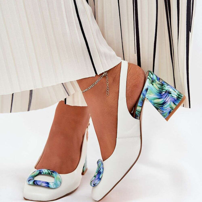 Heel sandals model 210688