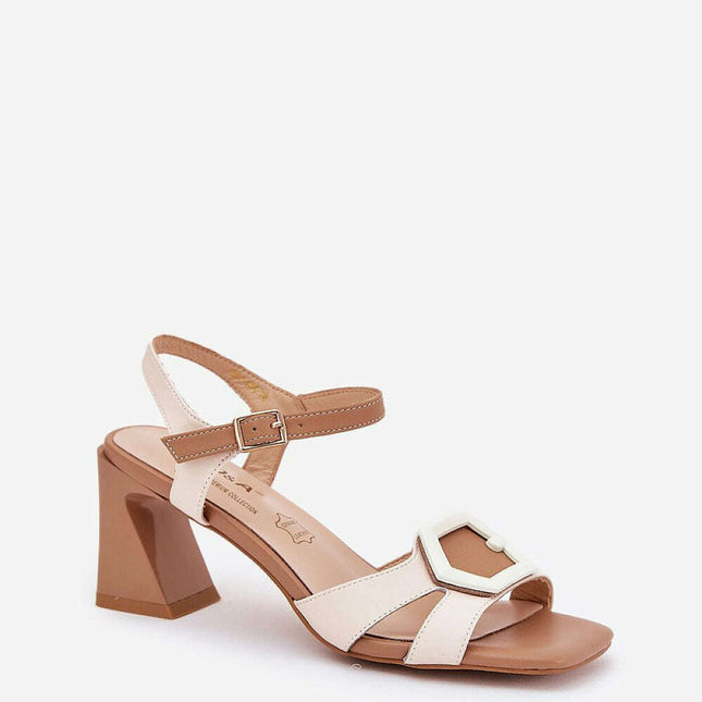 Heel sandals model 210692