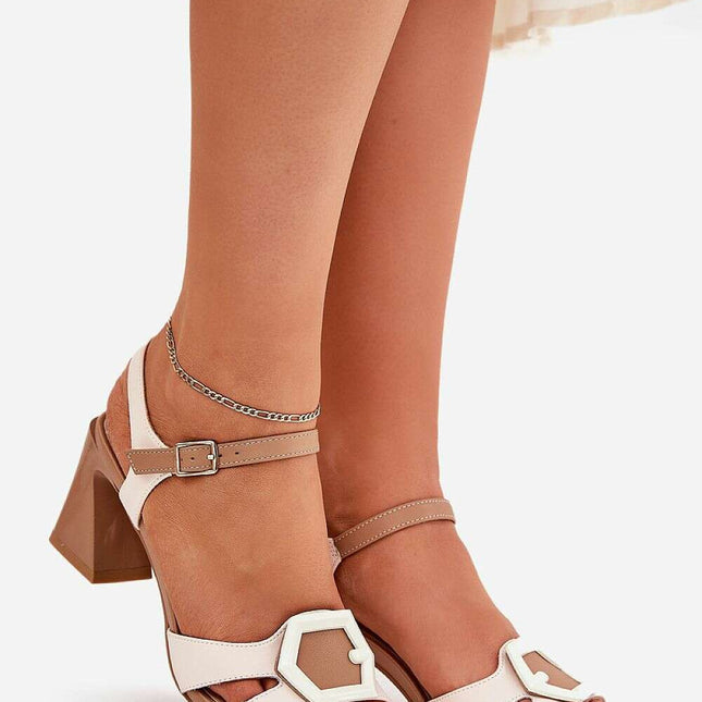 Heel sandals model 210692