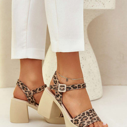 Heel sandals model 210703 - Très Elite