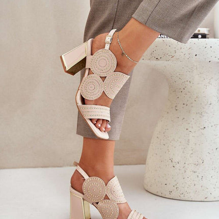 Heel sandals model 210709 - Très Elite