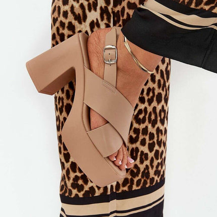 Heel sandals model 210799 - Très Elite