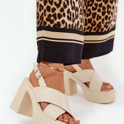 Heel sandals model 210799