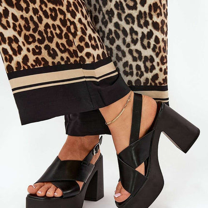 Heel sandals model 210799