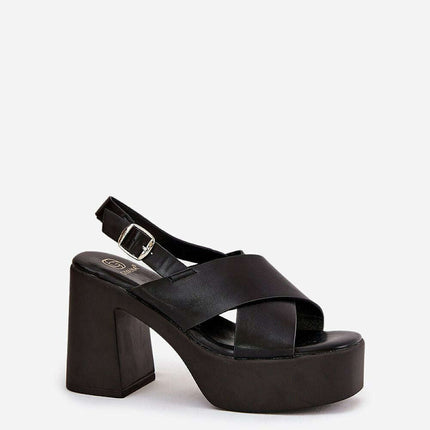 Heel sandals model 210799 - Très Elite