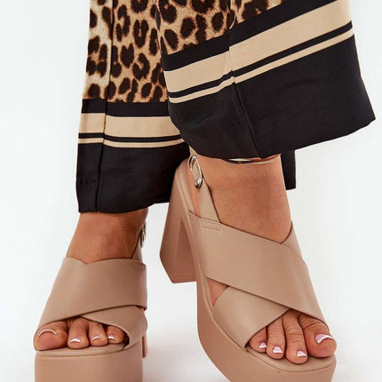 Heel sandals model 210799