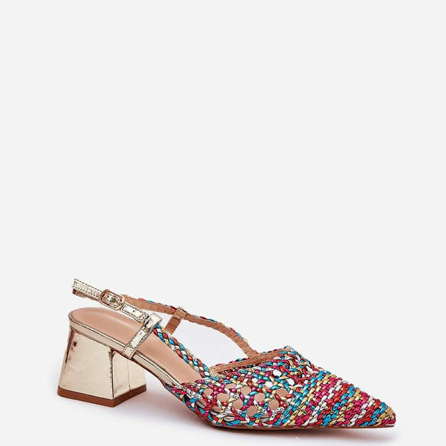 Heel sandals model 210806