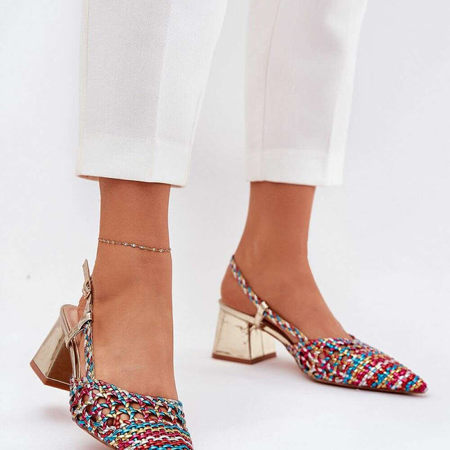 Heel sandals model 210806