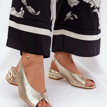 Heel sandals model 211358