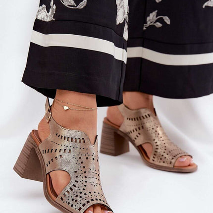 Heel sandals model 211363