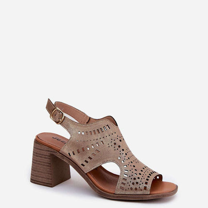 Heel sandals model 211363 - Très Elite