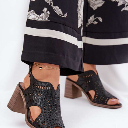 Heel sandals model 211363