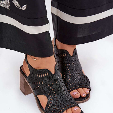 Heel sandals model 211363 - Très Elite