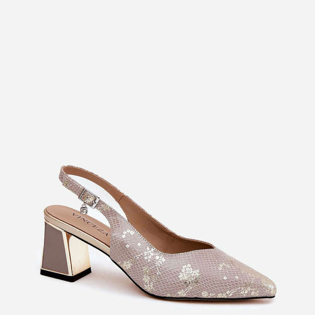 Heel sandals model 211372