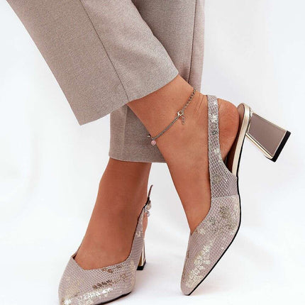 Heel sandals model 211372 - Très Elite