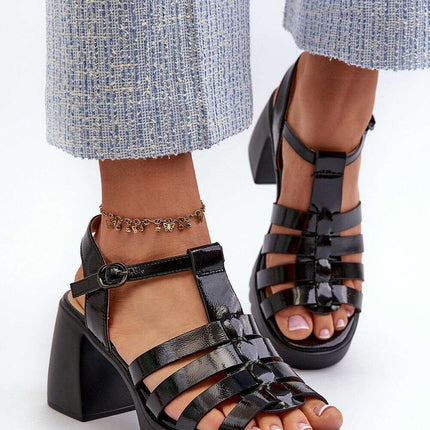 Heel sandals model 211947 - Très Elite
