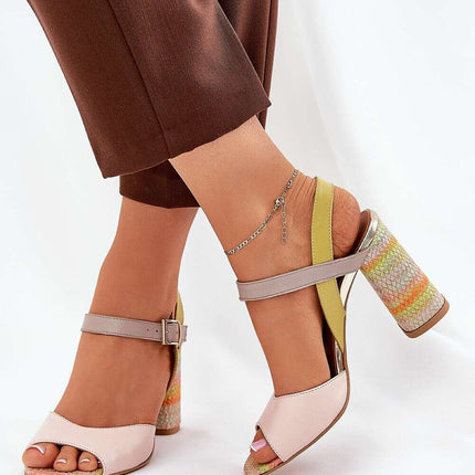 Heel sandals model 211949 - Très Elite