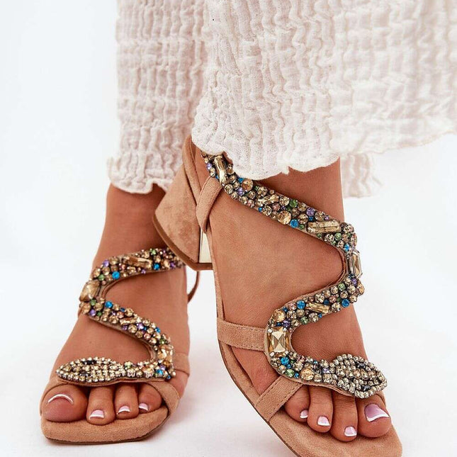 Heel sandals model 212356