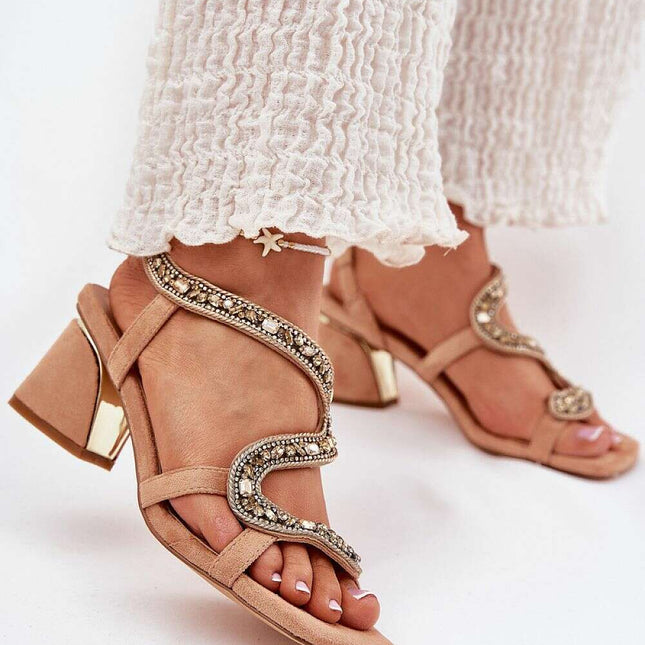 Heel sandals model 212357