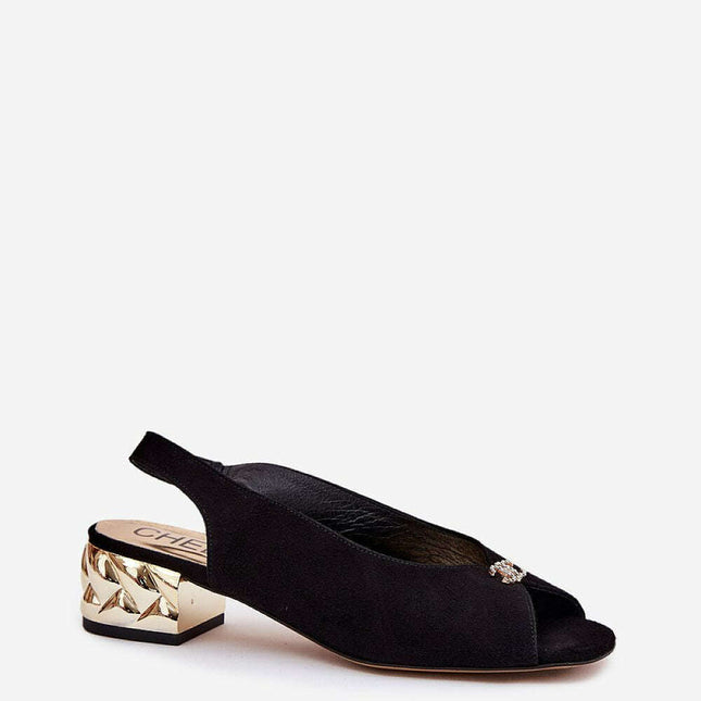 Heel sandals model 212577