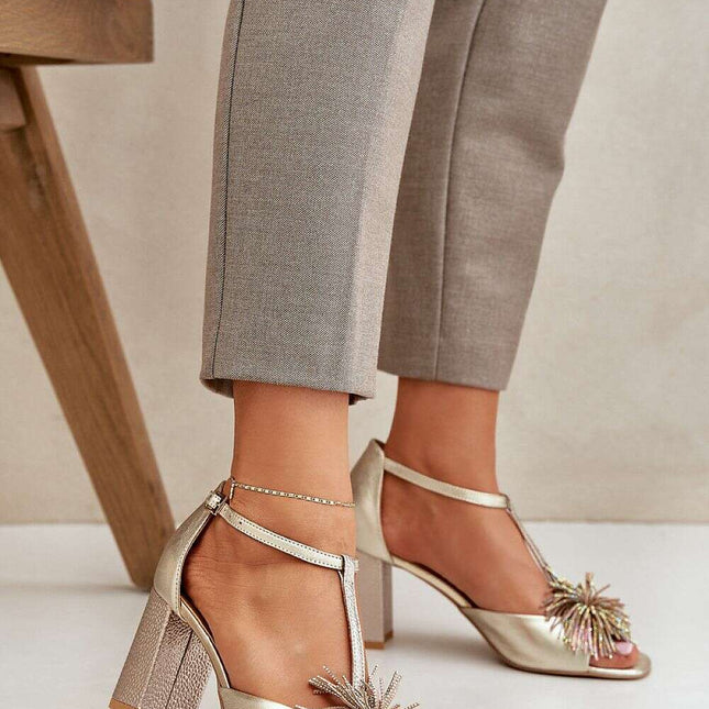 Heel sandals model 212584