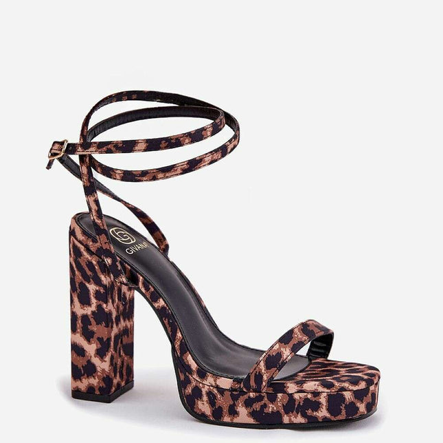 Heel sandals model 212821