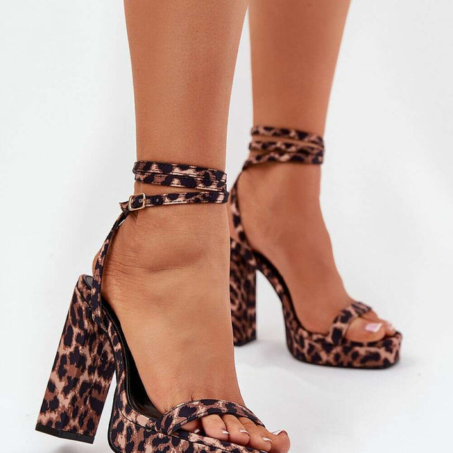 Heel sandals model 212821