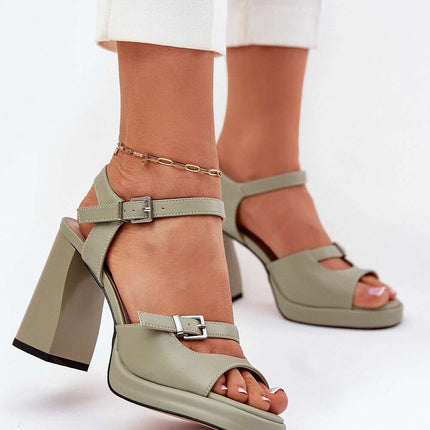Heel sandals model 212825