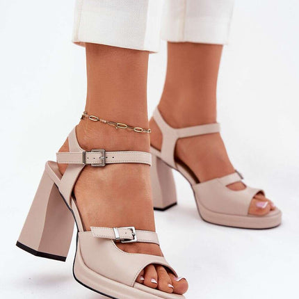 Heel sandals model 212826