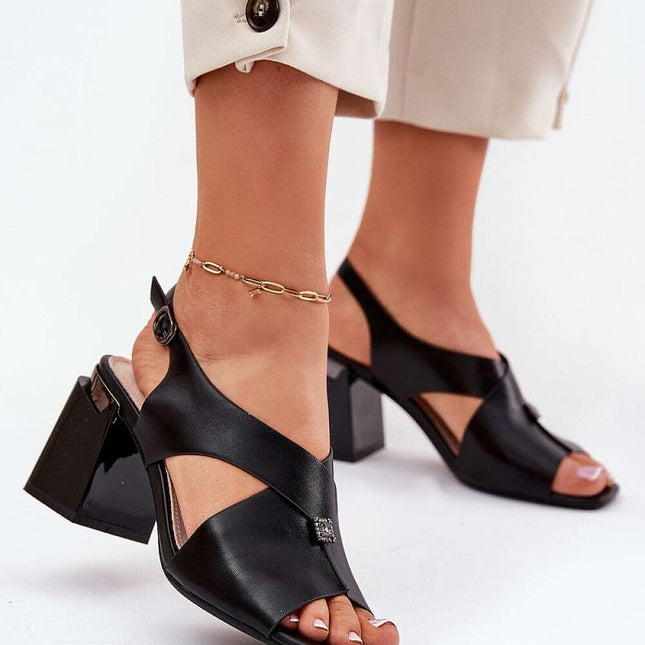 Heel sandals model 212828