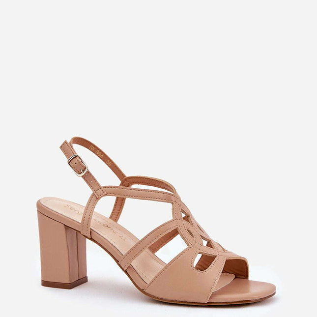 Heel sandals model 212835