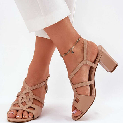 Heel sandals model 212835