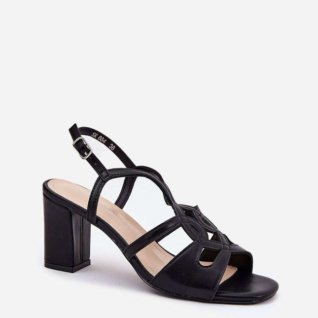 Heel sandals model 212836