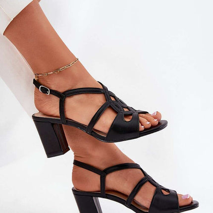 Heel sandals model 212836