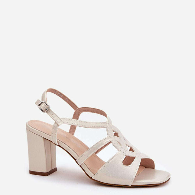 Heel sandals model 212837