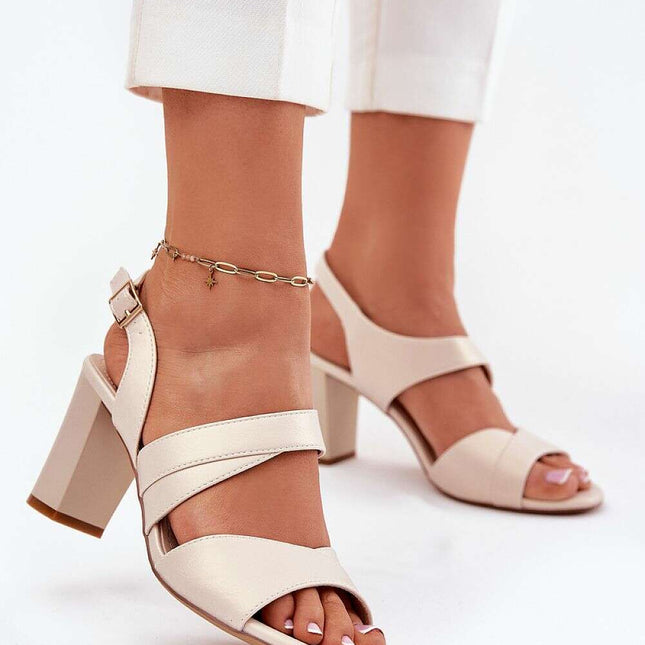 Heel sandals model 212906
