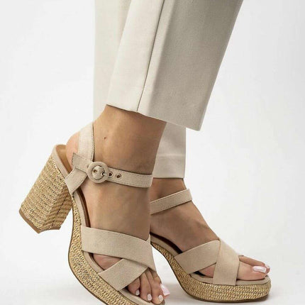 Heel sandals model 212953