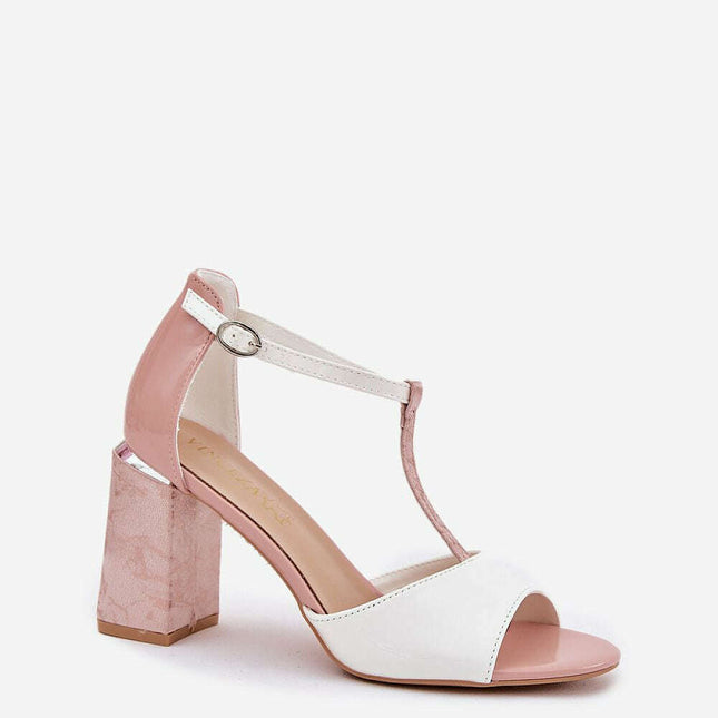 Heel sandals model 213007