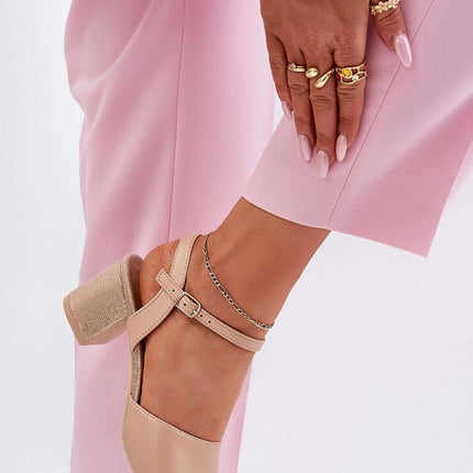 Heel sandals model 213011 - Très Elite