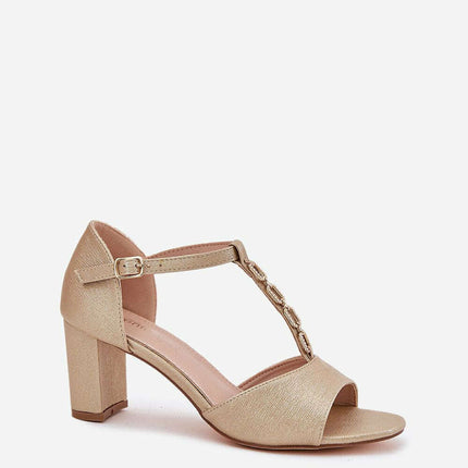 Heel sandals model 213160 - Très Elite