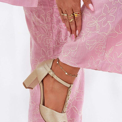 Heel sandals model 213160 - Très Elite