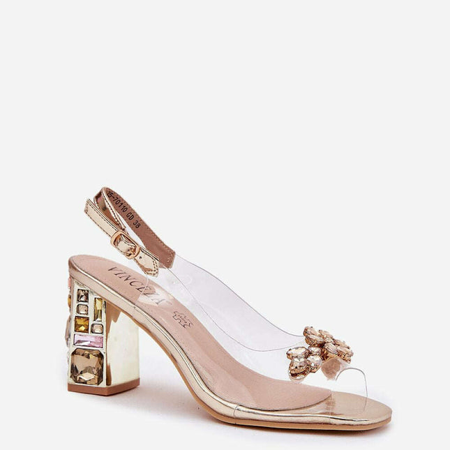 Heel sandals model 213182