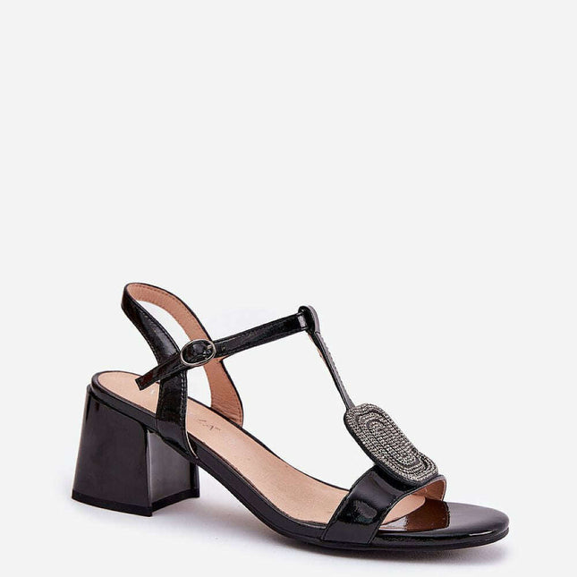 Heel sandals model 213183