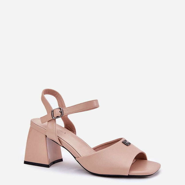 Heel sandals model 213185